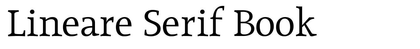 Lineare Serif Book